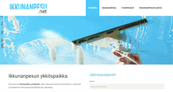 Desktop Screenshot of ikkunanpesu.net