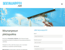 Tablet Screenshot of ikkunanpesu.net